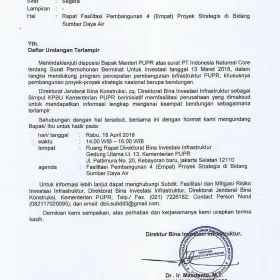 Foto Undangan Rapat Fasilitasi Pembangunan Proyek Strategis di Bidang Sumber Daya Air<br>13 April 2018<br>Tanggal Rapat : 18 April 2018<br> undangan_fasilitasi_pt_inc_1
